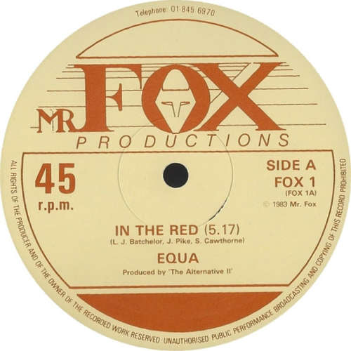 Cover Equa - In The Red (12) Schallplatten Ankauf