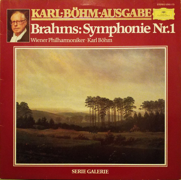 Cover Brahms* - Wiener Philharmoniker · Karl Böhm - Symphonie Nr.1 (LP, RE) Schallplatten Ankauf