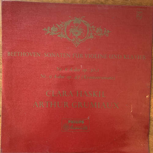 Cover Beethoven*, Clara Haskil, Arthur Grumiaux - Sonaten Für Violine Und Klavier (LP, Mono) Schallplatten Ankauf