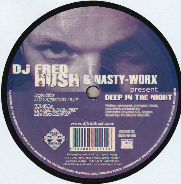 Bild DJ Fred Hush* & Nasty-Worx - Deep In The Night (12, Bla) Schallplatten Ankauf