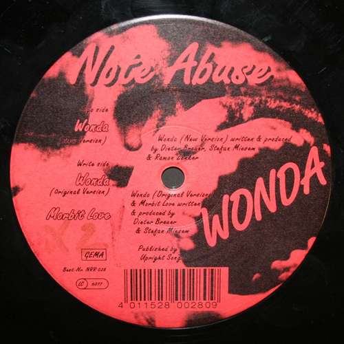Cover Note Abuse - Wonda (12) Schallplatten Ankauf