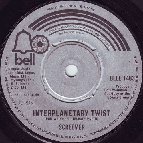 Cover Screemer - Interplanetary Twist (7, Single) Schallplatten Ankauf