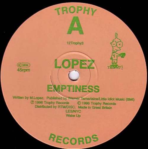 Cover Lopez - Emptiness (12) Schallplatten Ankauf