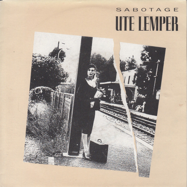 Cover Ute Lemper - Sabotage (7, Single) Schallplatten Ankauf