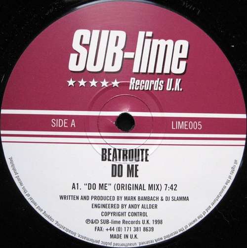Cover Beatroute - Do Me (12) Schallplatten Ankauf