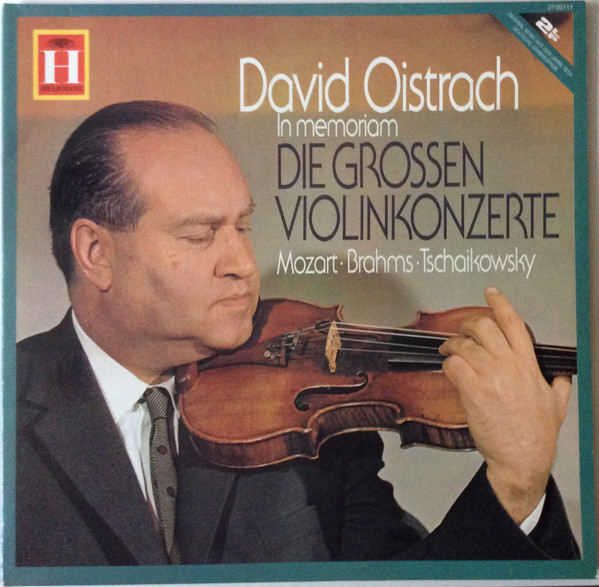 Cover David Oistrach - In Memoriam Die Grossen Violinkonzerte (2xLP, Comp, Mono, Gat) Schallplatten Ankauf