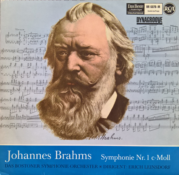 Bild Johannes Brahms / Bostoner Symphonie-Orchester*, Erich Leinsdorf - Symphonie Nr. 1 C-Moll (LP, Club) Schallplatten Ankauf