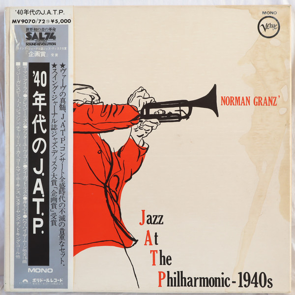 Cover Norman Granz' Jazz At The Philharmonic* - 1940s (3xLP, Comp, Mono + Box) Schallplatten Ankauf