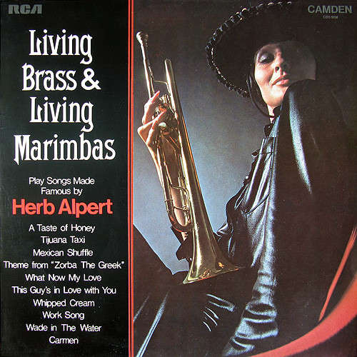 Cover Living Brass & Living Marimbas - Play Songs Made Famous By Herb Alpert (LP) Schallplatten Ankauf