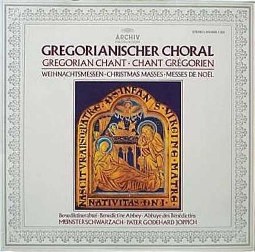Cover Benediktinerabtei Münsterschwarzach • Pater Godehard Joppich* - Gregorianischer Choral: Weihnachtsmessen (LP, Gat) Schallplatten Ankauf