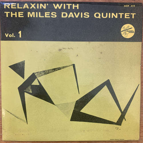 Cover Miles Davis Quintet* - Relaxin' With The Miles Davis Quintet Vol. 1 (7, EP) Schallplatten Ankauf