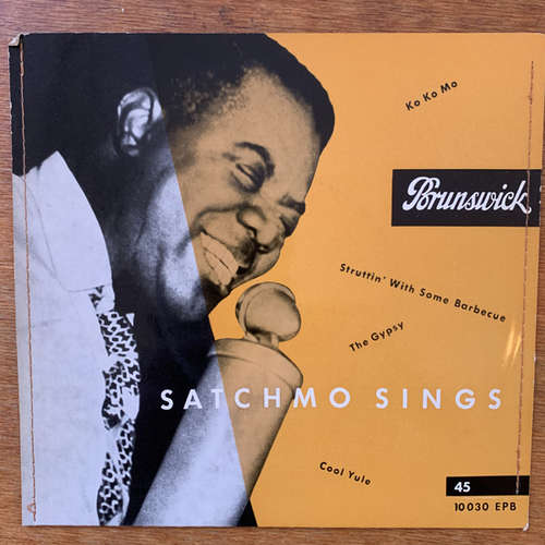 Cover Louis Armstrong, Gary Crosby (2), The Commanders, Jud Conlon's Rhythmaires* - Satchmo Sings (7, EP, Mono) Schallplatten Ankauf