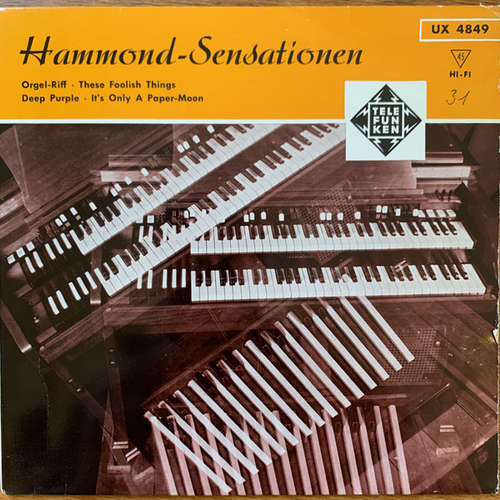 Cover Klaus Wunderlich - Hammond-Sensationen (7, Mono) Schallplatten Ankauf