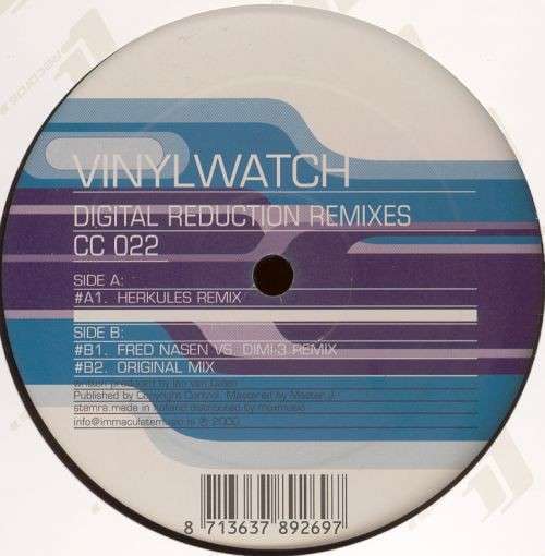 Cover Digital Reduction Remixes Schallplatten Ankauf