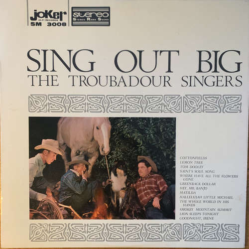 Cover The Troubadour Singers - Sing Out Big (LP) Schallplatten Ankauf