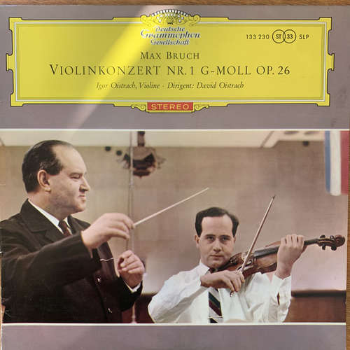 Cover David* & Igor Oistrach - Max Bruch - Konzert Für Violine Und Orchester Nr.1 G-Moll Opus 26 (10) Schallplatten Ankauf