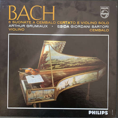 Cover Bach*, Arthur Grumiaux, Egida Giordani Sartori - 6 Suonate A Cembalo Certato E Violino Solo (2xLP + Box) Schallplatten Ankauf