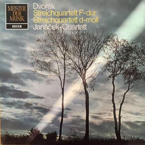 Cover zu Dvořák*, Janáček Quartett* - Streichquartett F-dur / Streichquartett D-moll (LP, RE) Schallplatten Ankauf