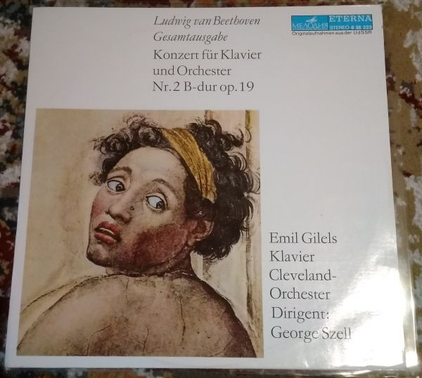 Cover Ludwig van Beethoven, Emil Gilels, Cleveland-Orchester*, George Szell - Konzert Für Klavier Und Orchester Nr. 2 B-dur Op. 19 (LP, RE, RP) Schallplatten Ankauf