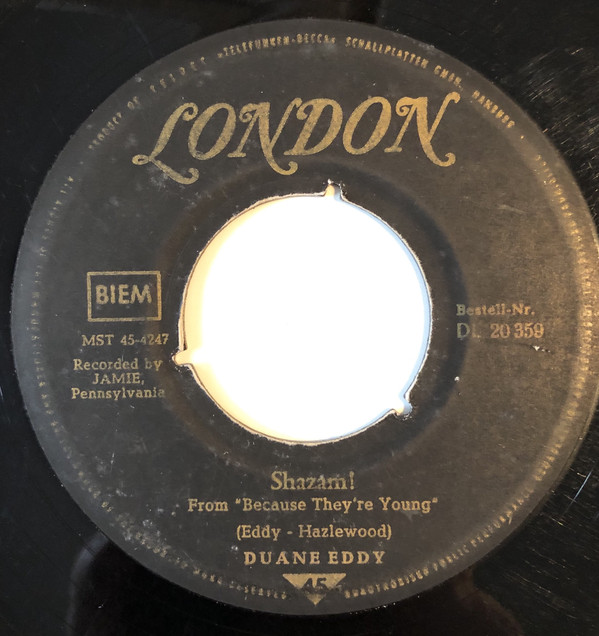 Cover Duane Eddy - Shazam! (7, Single) Schallplatten Ankauf