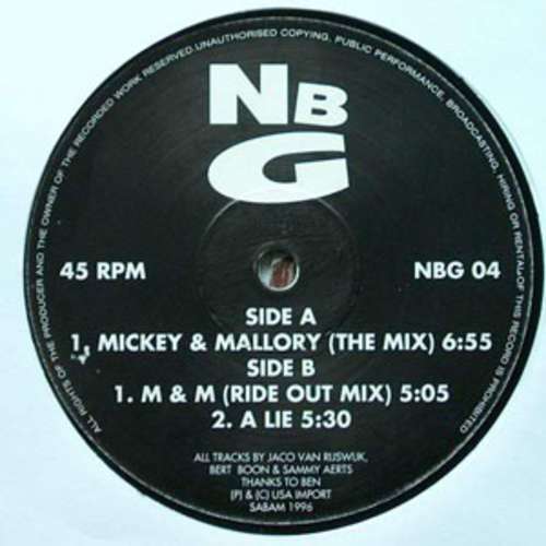 Cover NBG* - Mickey & Mallory (12) Schallplatten Ankauf