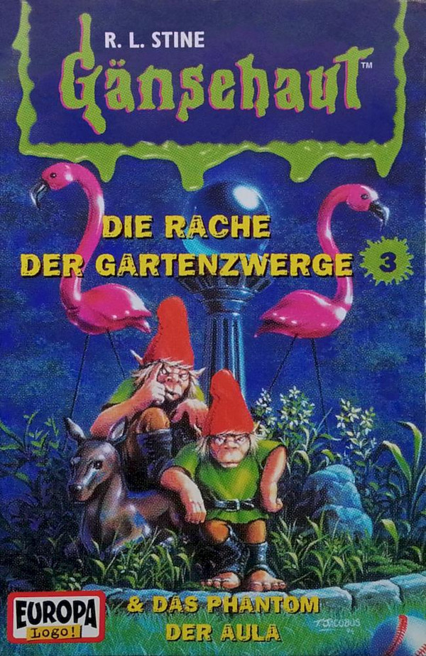 Cover R. L. Stine - Die Rache Der Gartenzwerge & Das Phantom Der Aula (Cass) Schallplatten Ankauf