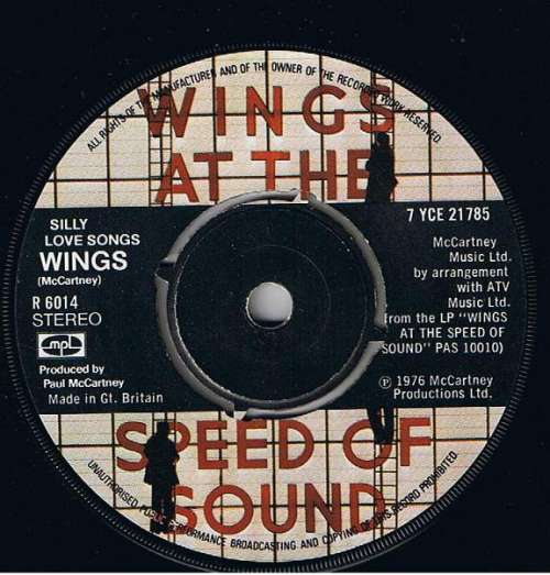 Bild Wings (2) - Silly Love Songs (7, Single) Schallplatten Ankauf