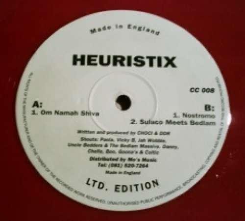 Cover Heuristix - Om Namah Shiva (12, Ltd, Red) Schallplatten Ankauf