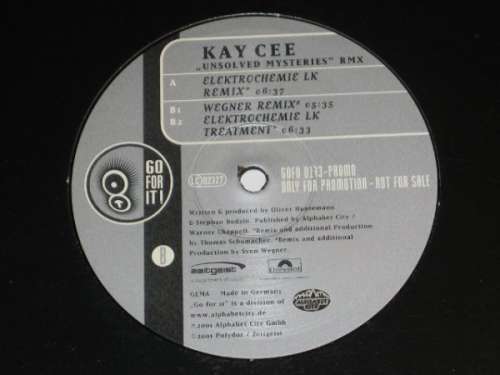 Cover Kay Cee* - Unsolved Mysteries Rmx (12, Promo) Schallplatten Ankauf