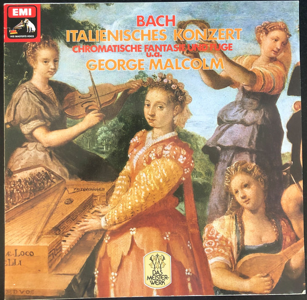 Cover Bach*, George Malcolm - Italienisches Konzert, Chromatische Fantasie und Fuge, u.a. (LP) Schallplatten Ankauf