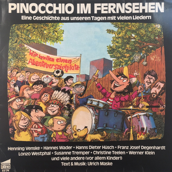 Cover Ulrich Maske - Pinocchio Im Fernsehen (LP) Schallplatten Ankauf