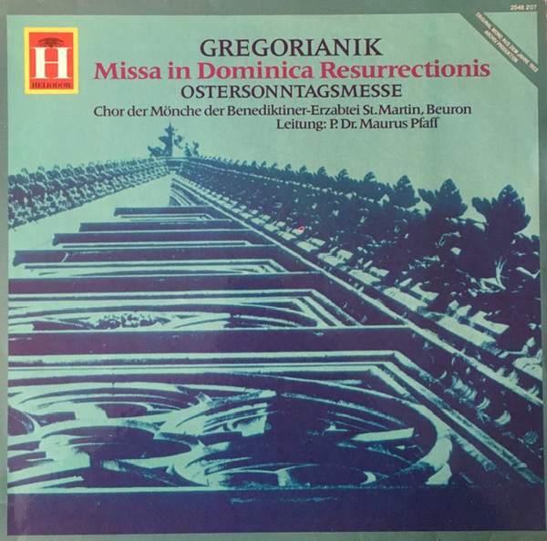 Cover Gregorianik-Schola Marienmünster - Missa In Dominica Resurrectionis (LP) Schallplatten Ankauf