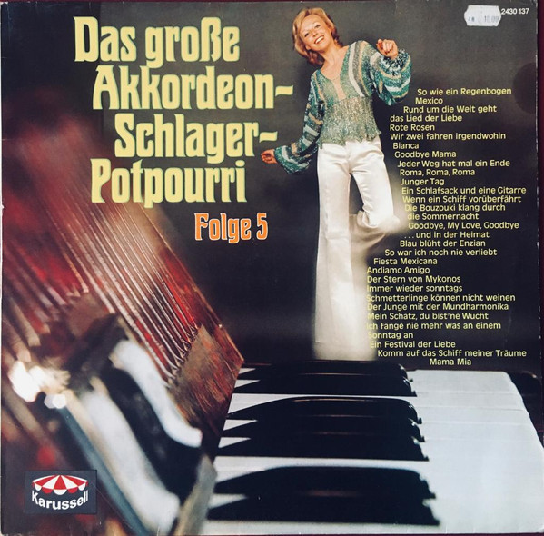 Cover Günther Gürsch Und Seine Akkordeon-Rhythmiker - Das Grosse Akkordeon-Schlager-Potpourri Folge 5 (LP) Schallplatten Ankauf