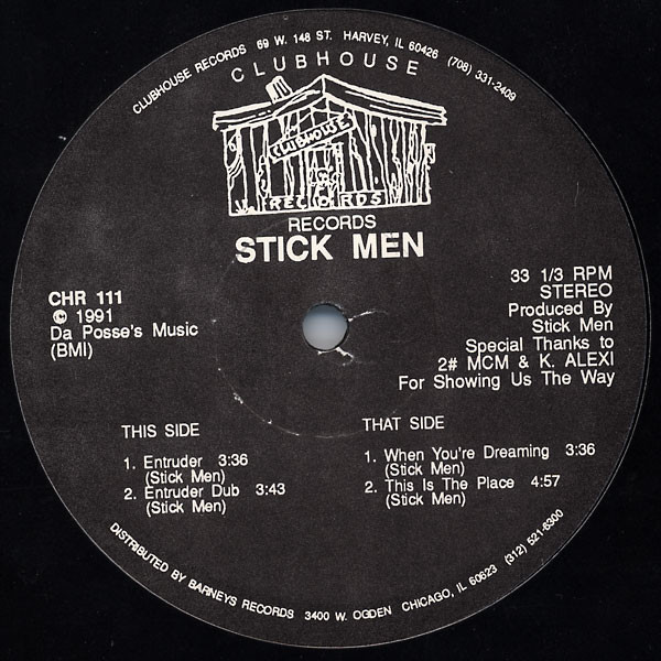 Cover Stick Men - Entruder (12) Schallplatten Ankauf