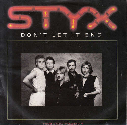 Cover Styx - Don't Let It End (7, Single) Schallplatten Ankauf