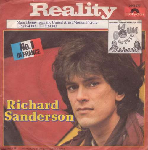 Cover Richard Sanderson - Reality (7, Single, RE) Schallplatten Ankauf