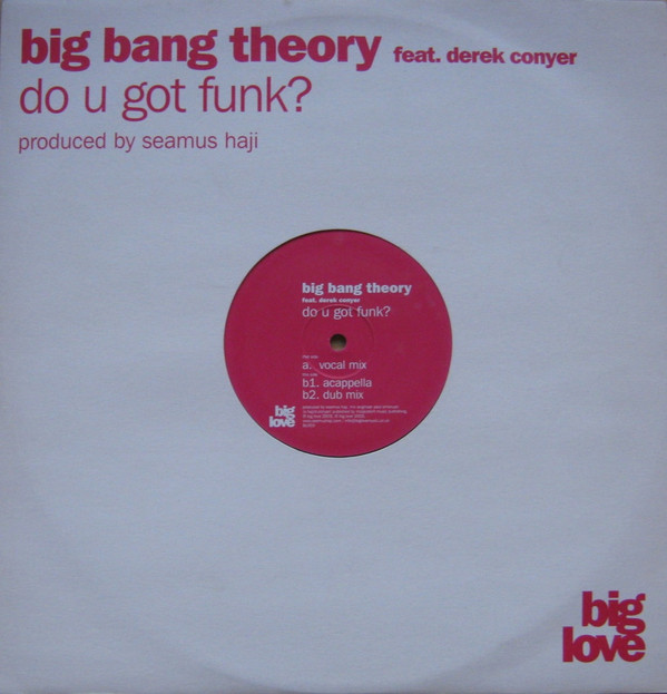 Cover Big Bang Theory Feat. Derek Conyer - Do U Got Funk? (12) Schallplatten Ankauf
