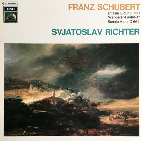 Cover Franz Schubert, Svjatoslav Richter* - Fantasia C-Dur D 760 „Wanderer-Fantasie“ / Sonate A-Dur D 664 (LP) Schallplatten Ankauf