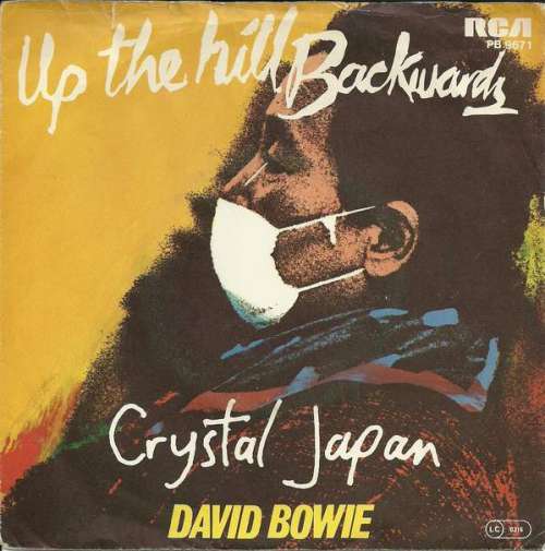 Cover David Bowie - Up The Hill Backwards / Crystal Japan (7) Schallplatten Ankauf