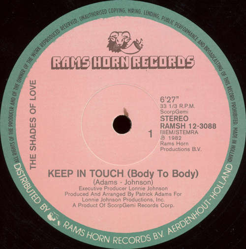 Cover The Shades Of Love* - Keep In Touch (Body To Body) (12, Single) Schallplatten Ankauf
