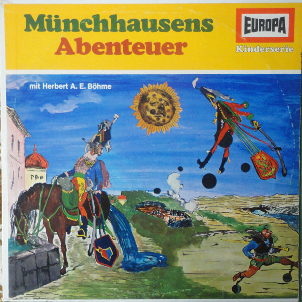 Cover Herbert A. E. Böhme - Münchhausens Abenteuer (LP) Schallplatten Ankauf
