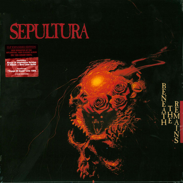 Cover Sepultura - Beneath The Remains (2xLP, Album, RE, RM) Schallplatten Ankauf