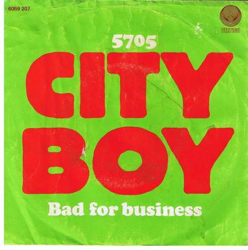 Cover City Boy - 5705 (7, Single) Schallplatten Ankauf