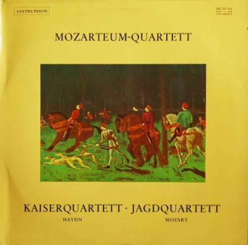 Cover Joseph Haydn, Wolfgang Amadeus Mozart, Mozarteum Quartett - Kaiserquartett / Jagdquartett (LP) Schallplatten Ankauf
