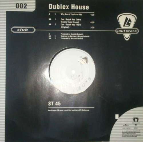 Cover Dublex House - Why Don't You Love Me (12) Schallplatten Ankauf