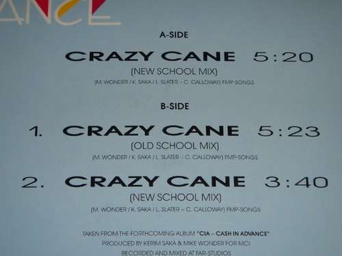Cover Crazy Cane Schallplatten Ankauf