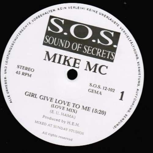 Cover Mike MC - Girl Give Love To Me (12) Schallplatten Ankauf