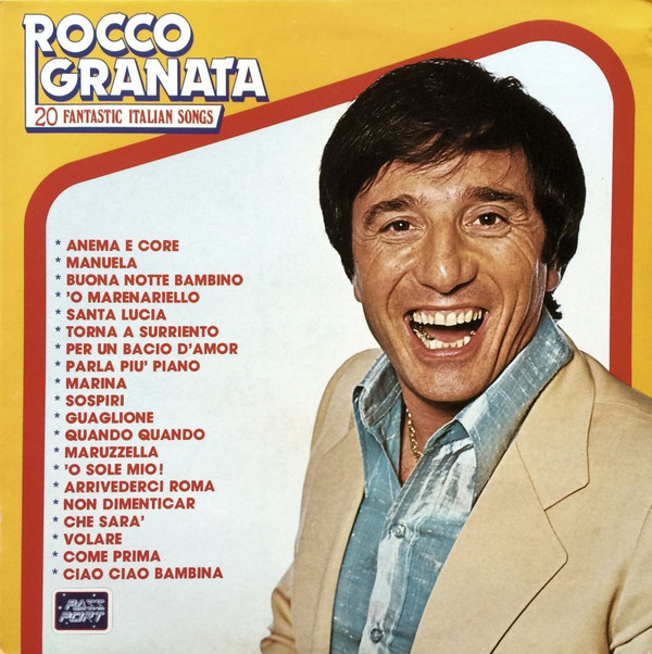 Cover Rocco Granata - 20 Fantastic Italian Songs (LP, Comp) Schallplatten Ankauf