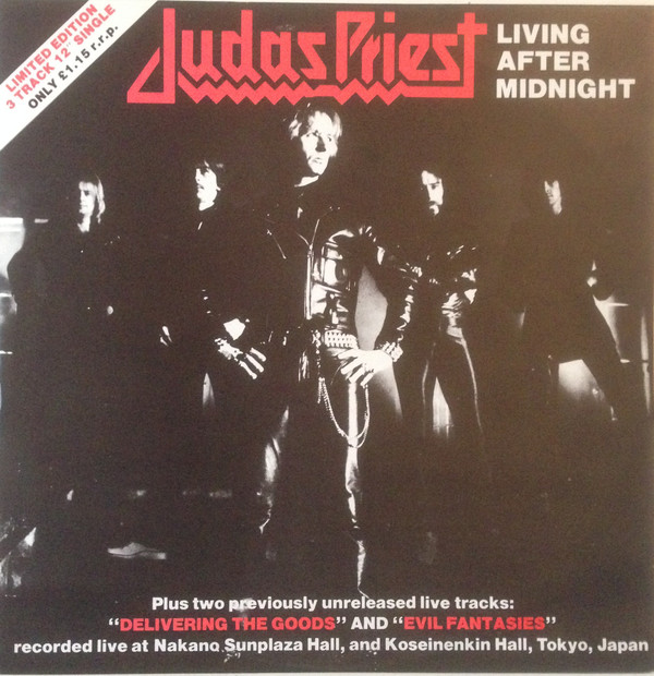 Cover Judas Priest - Living After Midnight (12, Ltd) Schallplatten Ankauf