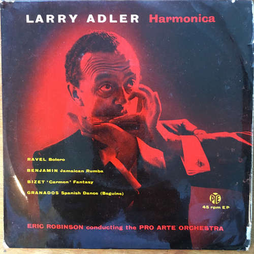 Cover Larry Adler - Harmonica (7, EP) Schallplatten Ankauf